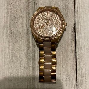 Rose gold Michael Kors watch